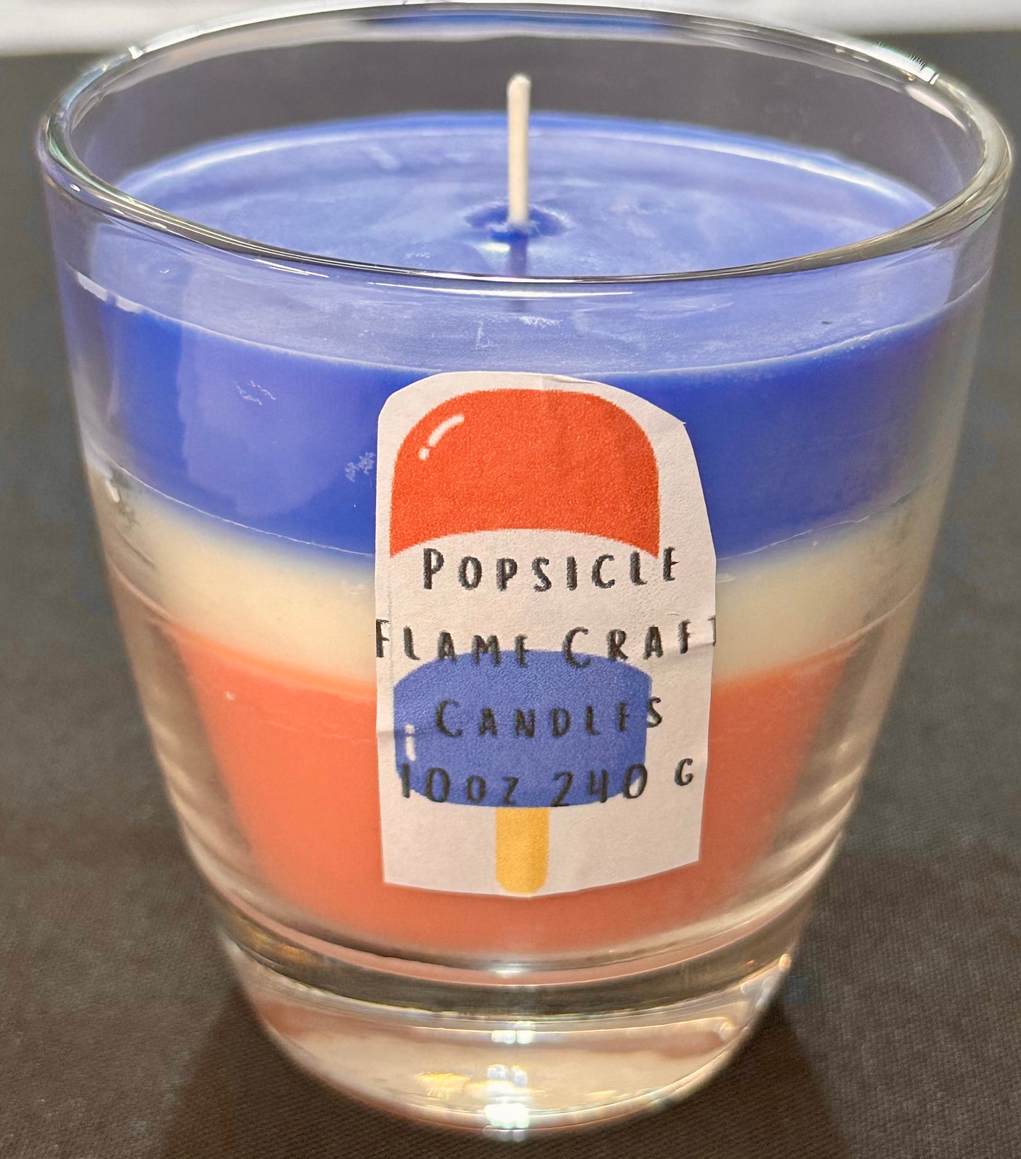 Summertime Popsicle candles|10 oz scented or 12 oz scented