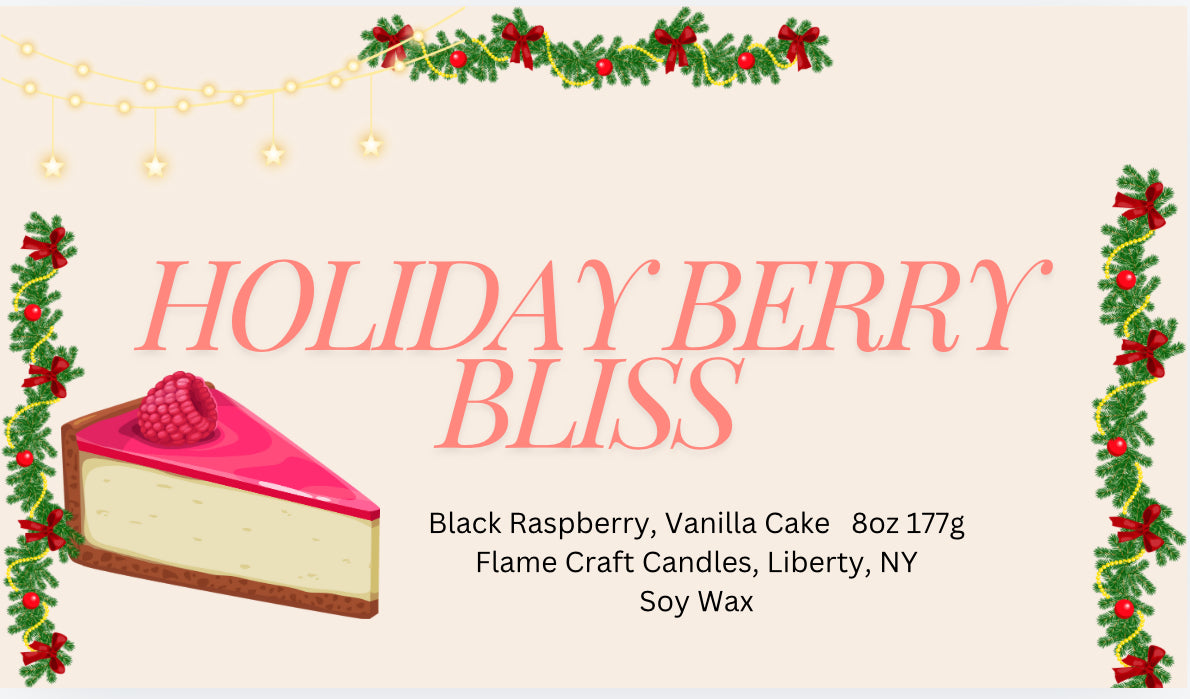 Holiday Berry Bliss|Black Raspberry Vanilla|10 oz
