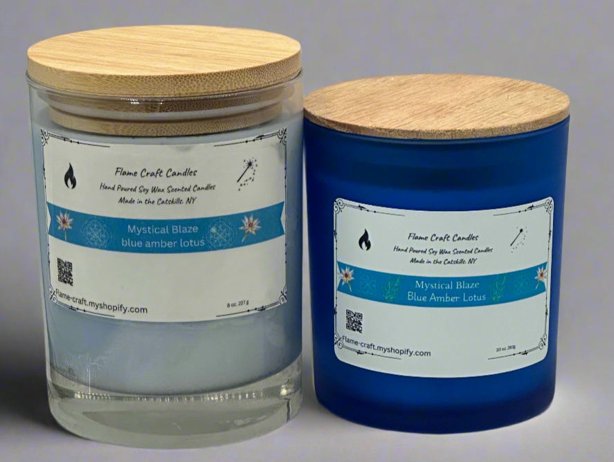 Mystical Blaze |  Blue Lotus Amber | Two Options